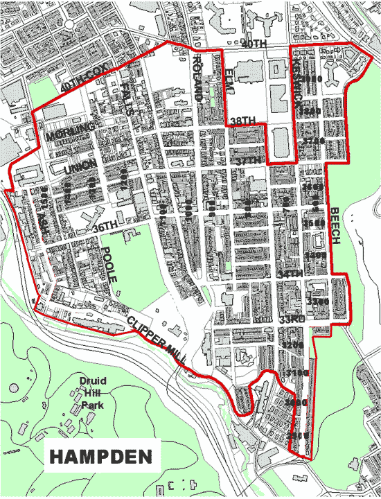 Hampden Map