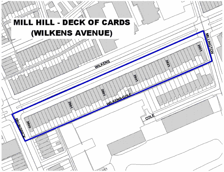 Wilkens Mill Hill Deck Map