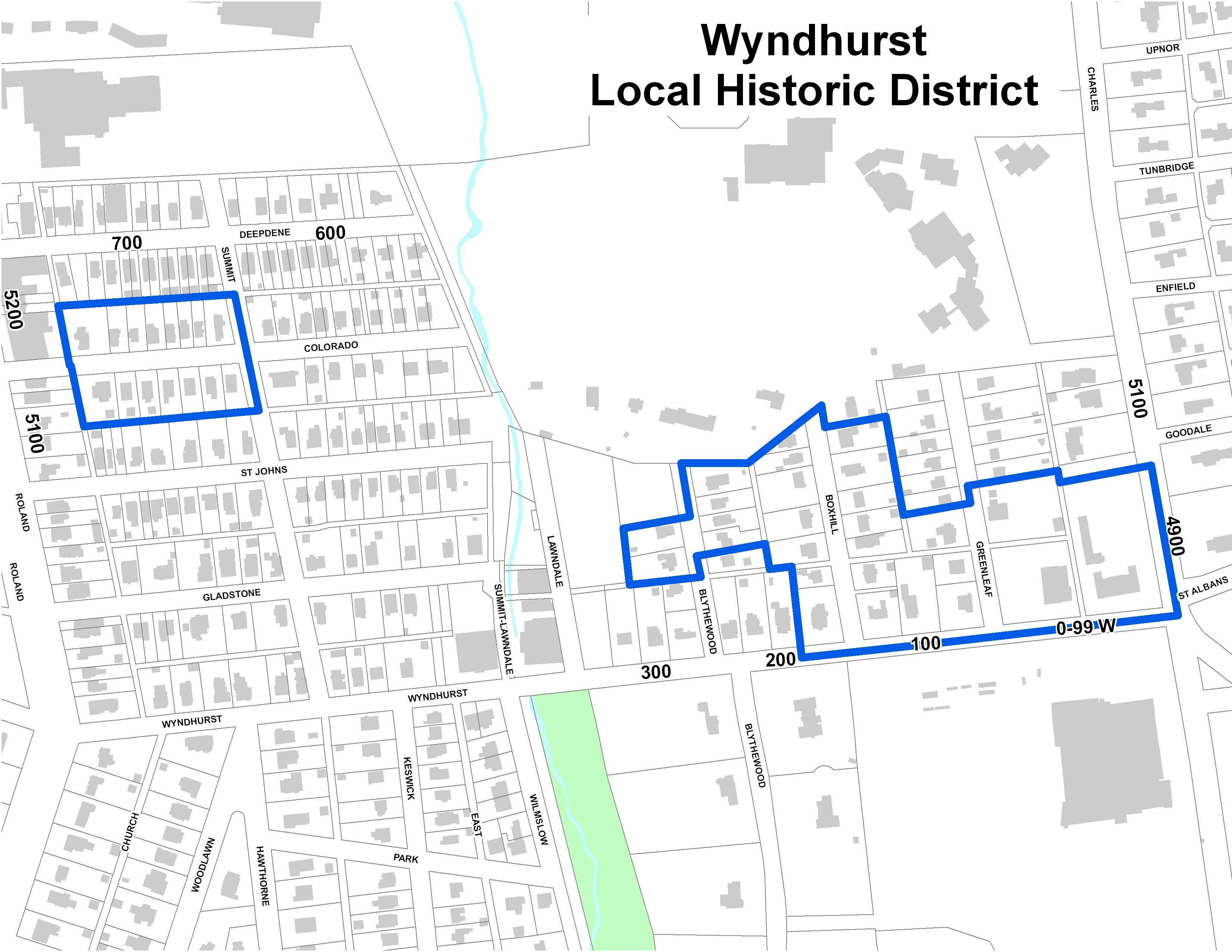 Wyndhurst Map
